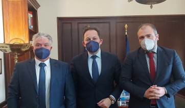 Συνάντηση Φίλιππου Φόρτωμα με τον Αναπληρωτή Υπ. Εσωτερικών Στέλιο Πέτσα