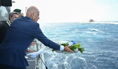 Τήνος: Τιμήθηκε η 85η επέτειος από τον τορπιλισμό του καταδρομικού «Έλλη» (βίντεο)